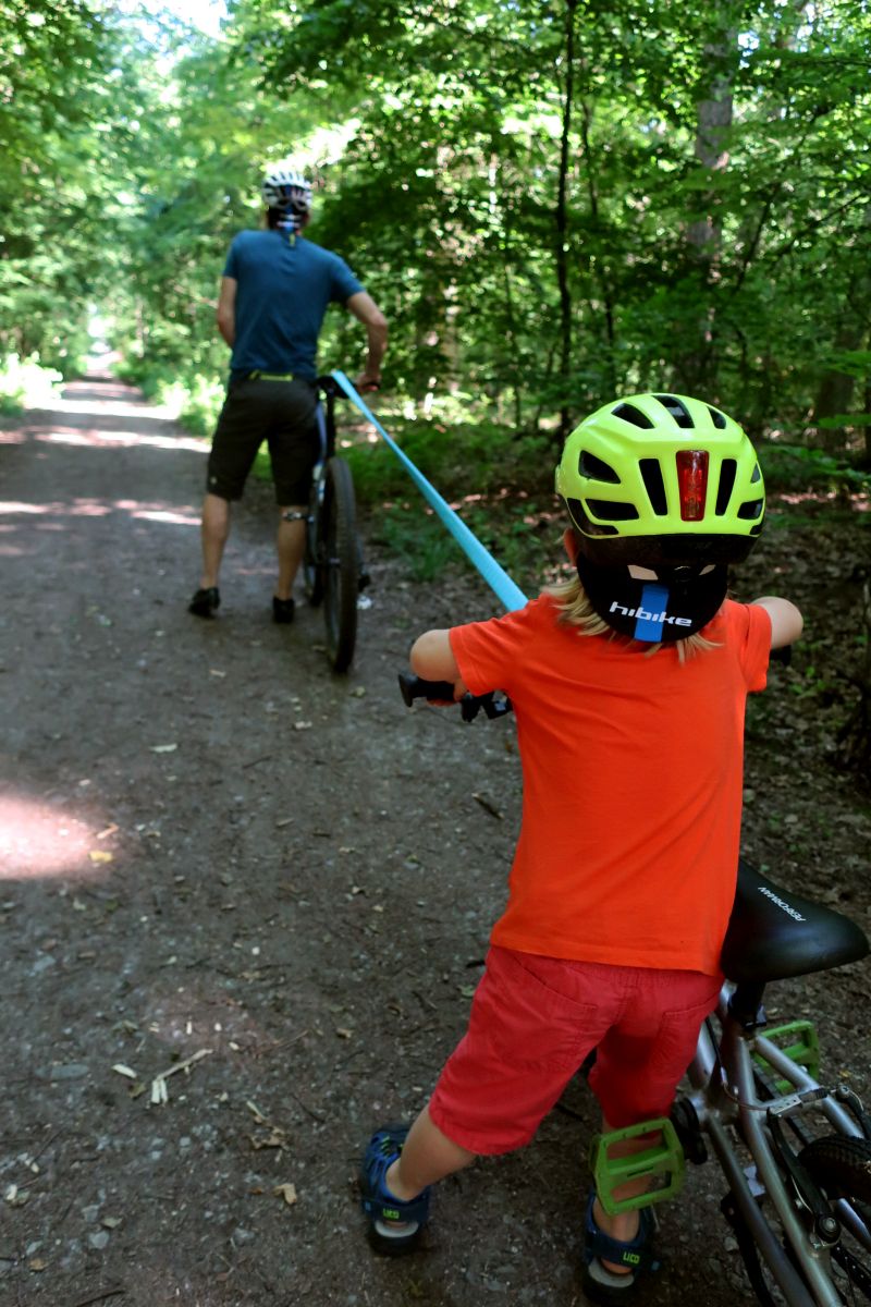 Kids Ride Shotgun Tow Rope MTB Abschleppseil